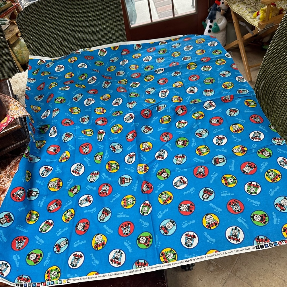 Vintage fabric Thomas the tank engine & friends 2005